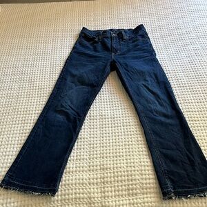 J Crew Factory High Rise Crop Flare